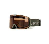 Sinner Arc Trans+ Goggle - Moss Green With Double Trans+ Flash Mirror