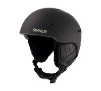 Sinner Crest Snowsport Helmet: Black: M Size: M, Colour: Black