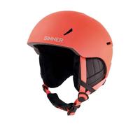 Sinner Crest Snowsport Helmet: Orange Neon: M Size: M, Colour: Orange