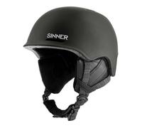 Sinner Fortune Snowsport Helmet: Black: L Size: L, Colour: Black