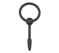 Sinner Gear Hollow Silicone Penis Plug with Ring, Diameter Length 10 cm and Insert 5.30 cm, Urethral Sounds