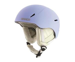 Sinner Men's Crest Ski Helmet, Lightweight In-Mold Technology, Removable Fleece Lining, 3D Earpads, Ventilated Shell (Blue, S)