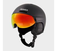Sinner Men's Montblanc Visor Ski Helmet, Black M