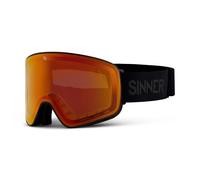Sinner Snowghost Goggle - Black With Double Sintrast Trans Lens
