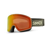 Sinner Snowghost Goggle - Moss Green With Double Sintrast Trans Lens