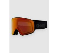 Sinner Snowghost Matte Black Goggle trans+ Uni