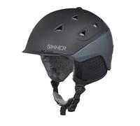 Sinner Stoneham Unisex Outdoor Skiing Helmet available in Black - X-Large