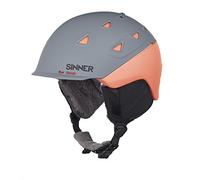Sinner Stoneham Unisex Outdoor Skiing Helmet available in Grey - Medium