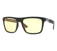 Sinner Thunder SISU-761-10-BL72 Blue-Light Block Men's Sunglasses Black Size 58