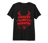 Sinners are Winners - Gothic 666 Satanist Satan Satanic Premium T-Shirt