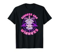 Sinners Are Winners I Kawaii Anime Baphomet T-Shirt