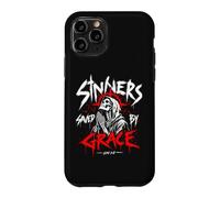 Sinners Saved by Grace Christian Skeleton Ephesians 2:8 Case for iPhone 11 Pro