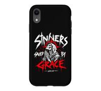Sinners Saved by Grace Christian Skeleton Ephesians 2:8 Case for iPhone XR