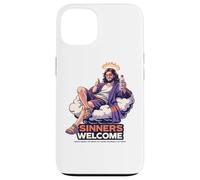 Sinners Welcome Jesus Saves Funny Christian Faith Quote Case for iPhone 13