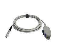 Sino-k Compatible for Invivo Spo2 Sensor Finger Clip 9383 9.8 ft 7 Pins Connector FDA/CE Approved