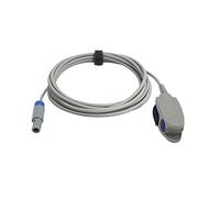 Sino-k Compatible for Mindray Spo2 Sensor Finger Clip 9.8 ft 6 Pins 40°keyed Connector FDA/CE Approved