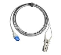 Sino-k Compatible for Spacelabs Veterinary Spo2 Lingual Sensor Vet Ear Tongue 9.8 ft 10 Pins Connector FDA/CE Approved