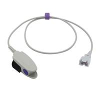 Sino-k Compatible Masimo Spo2 Sensor 1863 LNCS DCI Adult Finger Clip 3.2 ft 9 Pins Connector FDA/CE Approved SP9115F