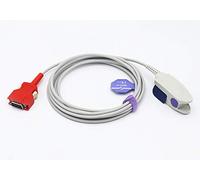 Sino-K Medical Reusable SpO2 Sensor Compatible with Masimo 2053, Adult Finger Clip, 9.8 ft Cable, 20-Pin Connector, for Radical-7, Rad-87, Rad-57, Pronto, Rad-5, Rad-8