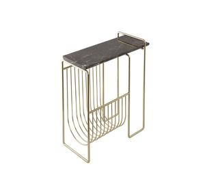 SINO Magazine Holder Gold/ Brown