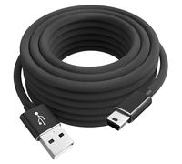 Sinoacc 3m Braided Mini USB Cable, USB 2.0 to Mini B High-Speed 480Mbps Data Sync Charging Cord Compatible with GPS, Cameras, PS3 Controller, TI-84 Plus CE/CX II, GoPro Hero 4/3+/2, Microphone