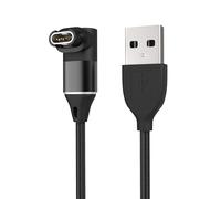 Sinoacc Charger Cable for Garmin Vivoactive 6 5 4 3 Forerunner 55 165 245 255 955 965 970 Fenix 8 Pro E 7 6 5 Venu Sq 2 3S 4 Instinct 2 3 Approach D2 Epix 3.3ft USB Braided 90-Degree Charging Cable