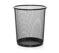 Sinoba Waste Paper Bin Wire Height 26 cm Small 10 Litres (Black)