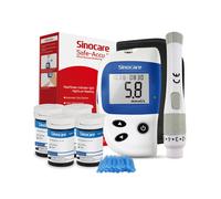 Sinocare Accu2 Blood Glucose Monitor Kit with 100 Strips & Lancets