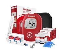 sinocare Diabetes Testing Kit Safe AQ Smart with Test Strips x 100, No Code