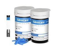 Sinocare Safe AQ Angel Blood Sugar Test Strips, 50pcs Diabetes Testing Strips, Only for Safe AQ Angel Glucometer