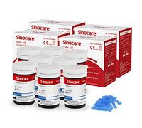 sinocare (Safe AQ) Blood Glucose Test Strips x 200 pcs, Diabetic Test Strips for Safe AQ Smart Glucometer and Safe AQ Voice Blood Sugar Monitor