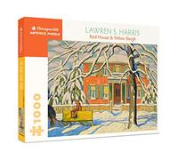 Sinoeem Lawren S. Harris: Red House and Yellow Sleigh 1000-Piece Jigsaw Puzzle (Pomegranate)
