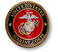 Sinoeem U.S. Marine Corps Hiking Stick Medallion