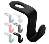 Sinofort 120pc Coat Hanger Connector Hooks Drop Connecting Hooks Multi-Layer Stackable Hanger Extender Clips for Closet Wardrobe Organiser Space Saving