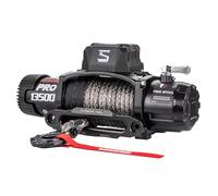 SINOKING PRO Series 13500 lb Electric Winch, 12V, Synthetic Rope, 2-in-1 Wired/Wireless Remote, Waterproof IP65, 7 HP Motor for Jeep, SUV, Truck & Trailer