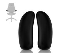 SINOLUXE Arm Pads Replacement for Humanscale Freedom Office Chair, Only for Height Adjustable Arm（Black, 1 Pair）