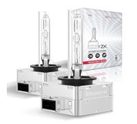 Sinoparcel D1S Xenon Bulb, 6000K Cool White, 35W, Pack of 2 | OEM HID Headlight Replacement, MOT Compliant, Compatible with 66140 66144 85410 85415, PK32d-2