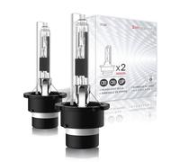 Sinoparcel D2R Xenon Bulb, 6000K Cool White, 35W, Pack of 2 | OEM HID Headlight Replacement, MOT Compliant, Compatible with 85126 66250, P32d-2
