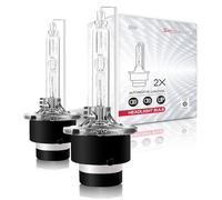 Sinoparcel D2S Xenon Bulbs, 55W 4500LM, 6000K White, 75% Brighter than Original HID, Suitable for 85122 66140 66240, Pack of 2