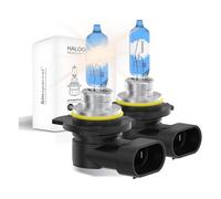Sinoparcel Enhanced HIR2 9012 Headlight Bulb, 20% Brighter, 10% Whiter HIR2 Bulb, 3500K Neutral White for Low, High Beam, 12V 55W, P22d, PGJ19-2, Pack of 2