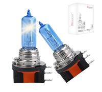 Sinoparcel H15 Headlight Bulbs, 3800K Neutral White, Road Legal Boost | 35% Whiter, +150% More Brightness, High Beam & DRL, OEM Replacement, PGJ23t-1 Base, 12V 55W/15W, Pack of 2