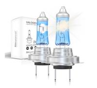 Sinoparcel H7 Headlight Bulb, 3500K 12V 55W H7 477 Car Headlight Bulb, for Low or High Beam, Fog Light, 50% Brighter, OEM Quality for Stock Halogen Replacement, Pack of 2