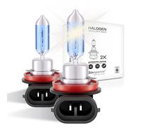 Sinoparcel H8 Fog Light Bulb, 35% Whiter, +150% More Brightness, 3800K White H8 Bulb for Fog Lamp, 12V 35W, Pack of 2