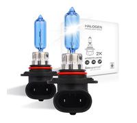 Sinoparcel HB3 Headlight Bulb, 5000K Daylight White 12V 65W 9005 Bulb for Main High Beam, for Stock Halogen Replacement, Plug and Play, IP67, Pack of 2