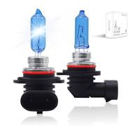 Sinoparcel White HIR2 9012 Headlight Bulb, 5000K White HIR2 Headlight Bulb for Low or High Beam, 12V 55W, PX22d, Pack of 2