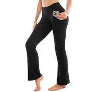 SINOPHANT Flare Leggings for Women with Pockets,High Waisted Tummy Control Bootcut Yoga Pants for Women Soft Bell Bottoms