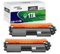 SINOPRINT 2-Pack 17A Toner Cartridge Compatible with HP CF217A 17A Black for HP LaserJet Pro M102a M102w LaserJet Pro MFP M130a M130fn M130fw M130nw Printer