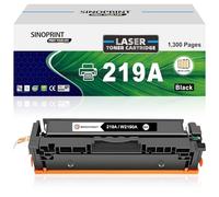 SINOPRINT 219A W2190A Toner Black With Chip Compatible with HP 219A 219X W2190X for Color LaserJet Pro MFP 3302FDW 3302SDW 3302FDN 3302FDNG 3302FDWG 3302SDWG 3202DN 3202DW(1-Pack)