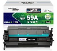 SINOPRINT CF259A with Chip Compatible for HP CF259A 59A 59X CF259X Toner for Laserjet Pro M404dn M404dw MFP M428dw M428fdw M428fdn M404n M304a M428 M404 M406 M430 (Black, 1-Pack)