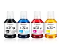 SINOPRINT GI-56 Ink Bottles Compatible for Canon GI-56 GI56 Multipack for Canon MAXIFY GX7050 GX6050 GX5050 GX4050 GX3050(4-Pack)